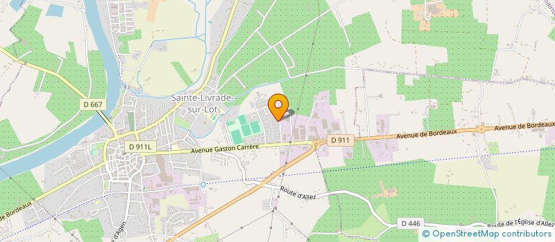 localisation de l'entreprise MONSIEUR AXEL BECART  SAINTE-LIVRADE-SUR-LOT