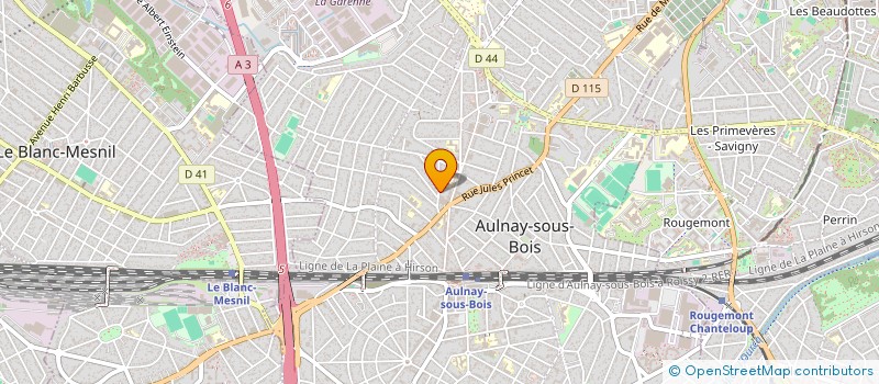 localisation de l'entreprise MONSIEUR AXEL BEGIN à AULNAY-SOUS-BOIS
