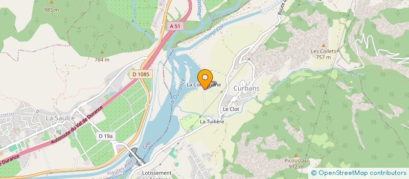 localisation de l'entreprise MONSIEUR AXEL BELLAHOUES à CURBANS