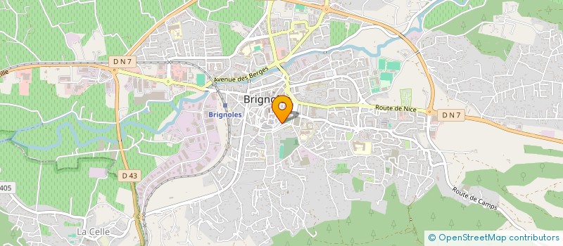 localisation de l'entreprise MONSIEUR AXEL BELLET à BRIGNOLES