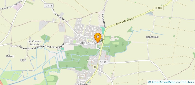 localisation de l'entreprise MONSIEUR AXEL BERDAT  SALLES-SUR-MER