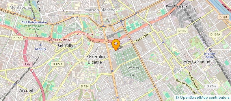 localisation de l'entreprise MONSIEUR AXEL BERGERIN à LE KREMLIN-BICETRE