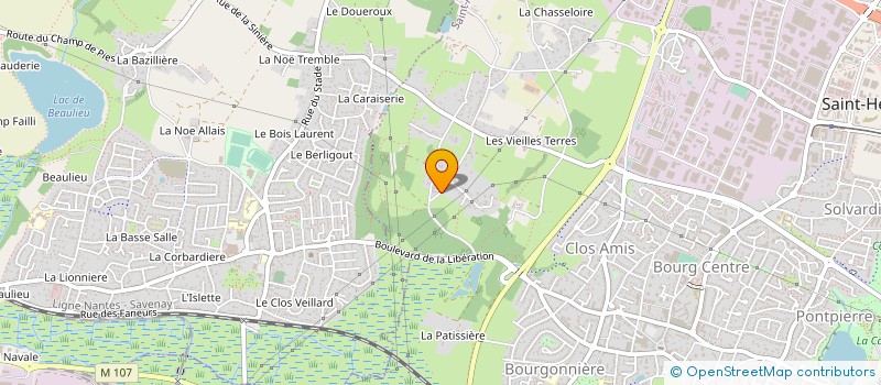 localisation de l'entreprise MONSIEUR AXEL BERNARDEAU  SAINT-HERBLAIN