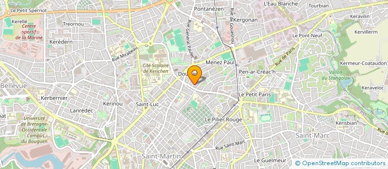 localisation de l'entreprise MONSIEUR AXEL BERTIN à BREST
