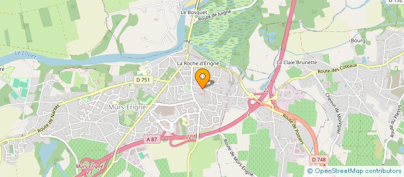 localisation de l'entreprise MONSIEUR AXEL BERTON  MURS-ERIGNE