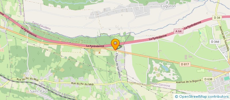 localisation de l'entreprise MONSIEUR AXEL BERTRAND  SAINT-LAURENT-DE-NESTE