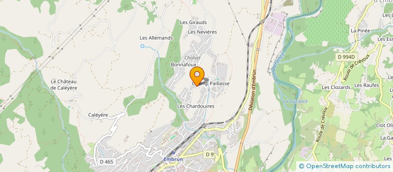 localisation de l'entreprise MONSIEUR AXEL BETSCH à EMBRUN