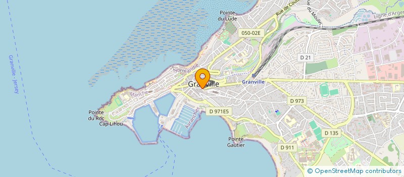 localisation de l'entreprise MONSIEUR AXEL BILLARD  GRANVILLE