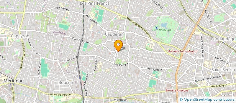 localisation de l'entreprise MONSIEUR AXEL BILLAUD  BORDEAUX