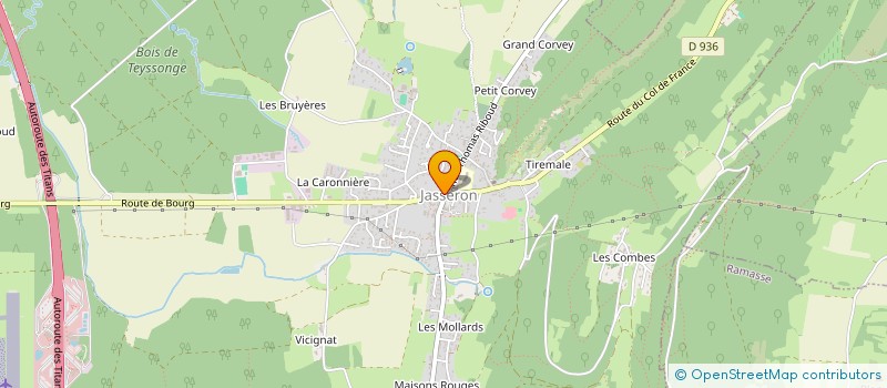 localisation de l'entreprise MONSIEUR AXEL BLIN  JASSERON