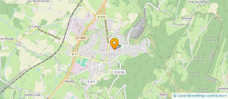 localisation de l'entreprise MONSIEUR AXEL BONNET  CUISEAUX