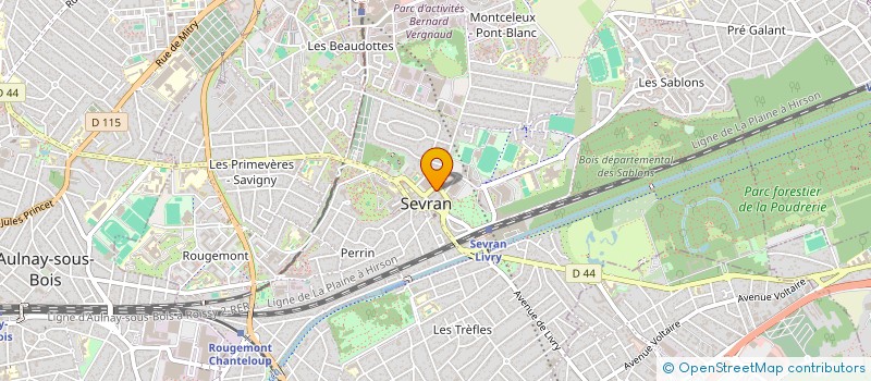 localisation de l'entreprise MONSIEUR AXEL BONNICHON  SEVRAN