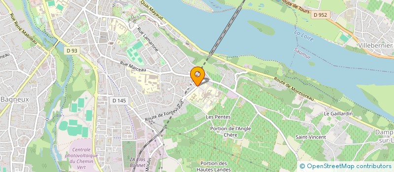 localisation de l'entreprise MONSIEUR AXEL BONTEMPS  SAUMUR