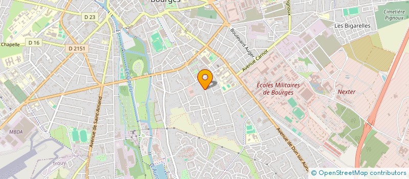 localisation de l'entreprise MONSIEUR AXEL BONVOISIN  BOURGES