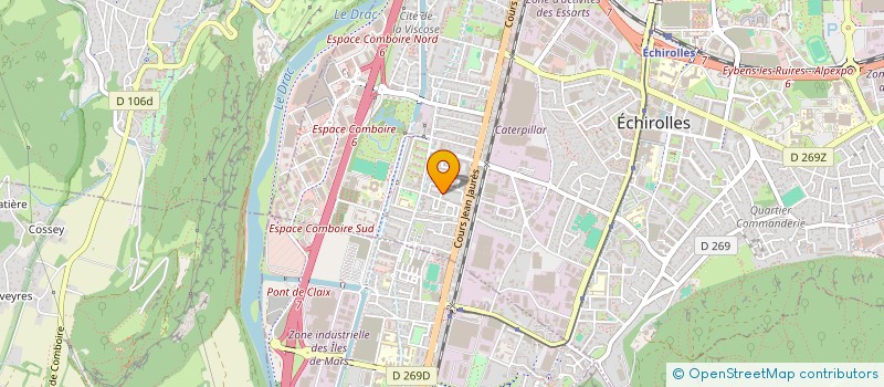 localisation de l'entreprise MONSIEUR AXEL BORIE à ECHIROLLES