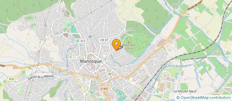 localisation de l'entreprise MONSIEUR AXEL BOUAZZA  MANOSQUE