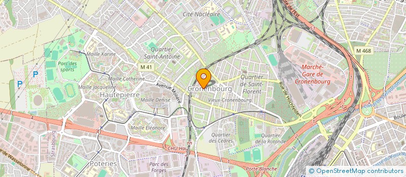 localisation de l'entreprise MONSIEUR AXEL BOUCHANT à STRASBOURG