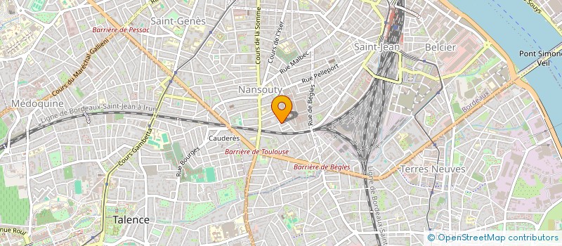 localisation de l'entreprise MONSIEUR AXEL BOUDIER-LEMOSQUER  BORDEAUX