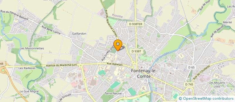 localisation de l'entreprise MONSIEUR AXEL BOUGUENEC TOURAIS  FONTENAY-LE-COMTE