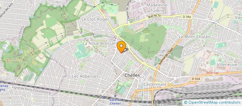 localisation de l'entreprise MONSIEUR AXEL BOUNOUARA  CHELLES