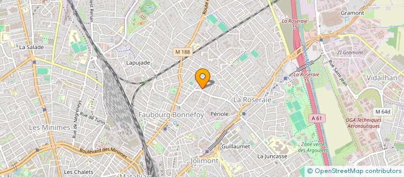 localisation de l'entreprise MONSIEUR AXEL BOURLIER à TOULOUSE