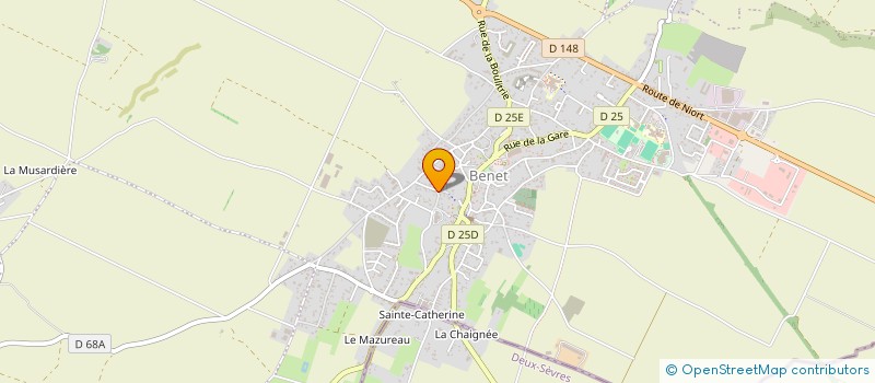 localisation de l'entreprise MONSIEUR AXEL BOUTEILLER  BENET