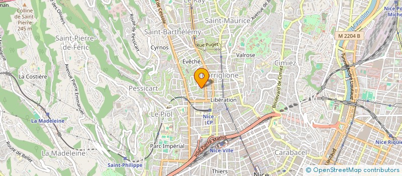 localisation de l'entreprise MONSIEUR AXEL BOZONNET à NICE