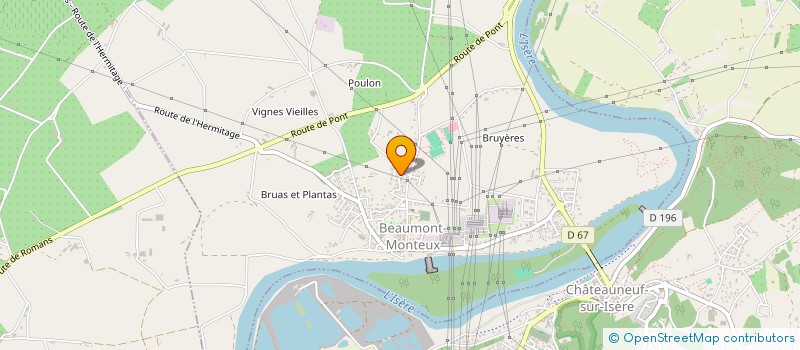 localisation de l'entreprise MONSIEUR AXEL BRAVAIS  BEAUMONT-MONTEUX