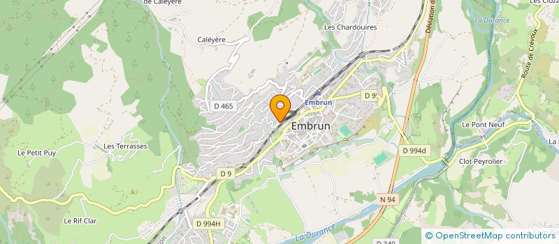 localisation de l'entreprise MONSIEUR AXEL BRETON à EMBRUN