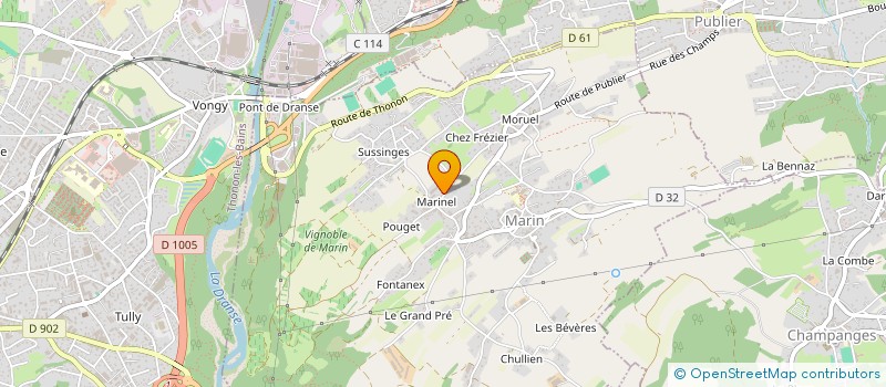 localisation de l'entreprise MONSIEUR AXEL BRILLON  MARIN