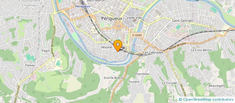 localisation de l'entreprise MONSIEUR AXEL BRUCY  PERIGUEUX