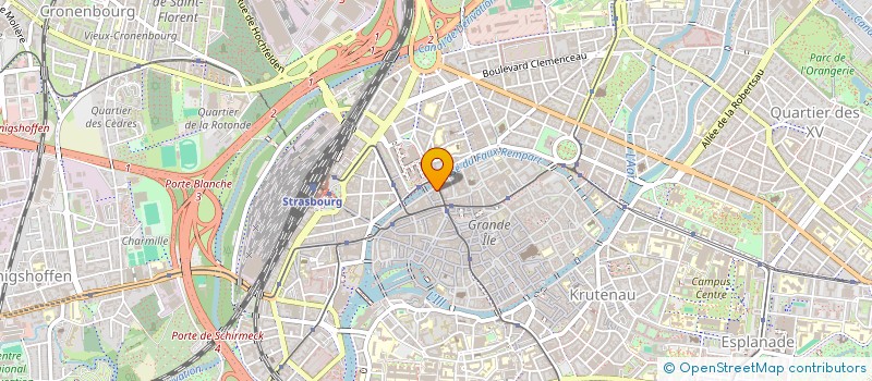 localisation de l'entreprise MONSIEUR AXEL BRUN à STRASBOURG