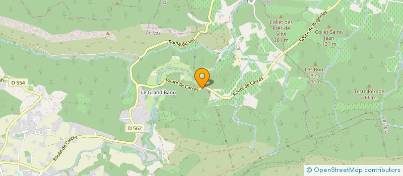 localisation de l'entreprise MONSIEUR AXEL BUNEL  LE VAL