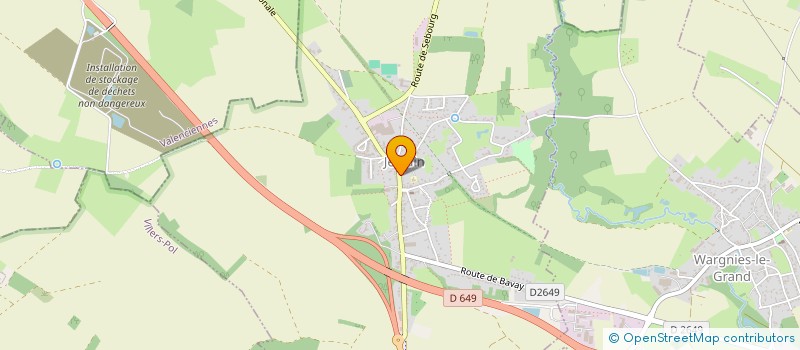 localisation de l'entreprise MONSIEUR AXEL BURGNIES  JENLAIN