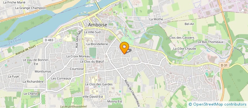 localisation de l'entreprise MONSIEUR AXEL BURON  AMBOISE