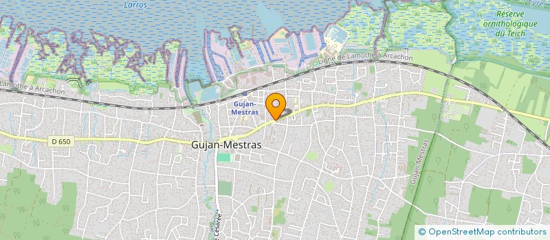 localisation de l'entreprise MONSIEUR AXEL BUSCH  GUJAN-MESTRAS