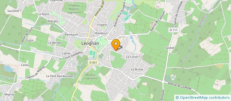 localisation de l'entreprise MONSIEUR AXEL CABANEL à LEOGNAN