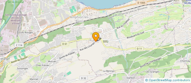 localisation de l'entreprise MONSIEUR AXEL CALLENAERE  PUBLIER