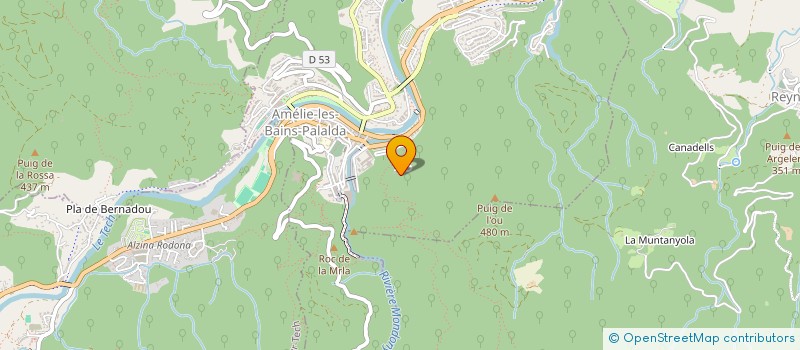 localisation de l'entreprise MONSIEUR AXEL CALVO  AMELIE-LES-BAINS-PALALDA