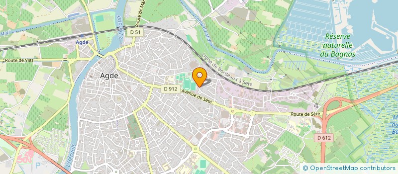 localisation de l'entreprise MONSIEUR AXEL CAMILLIERE  AGDE