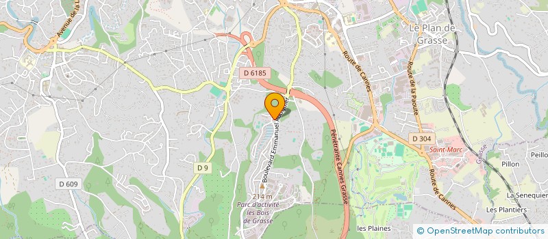 localisation de l'entreprise MONSIEUR AXEL CARON  GRASSE