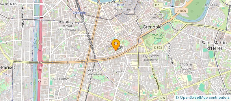 localisation de l'entreprise MONSIEUR AXEL CASAGRANDA  GRENOBLE