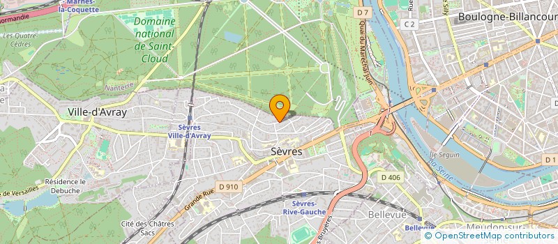 localisation de l'entreprise MONSIEUR AXEL CASALONGA à SEVRES