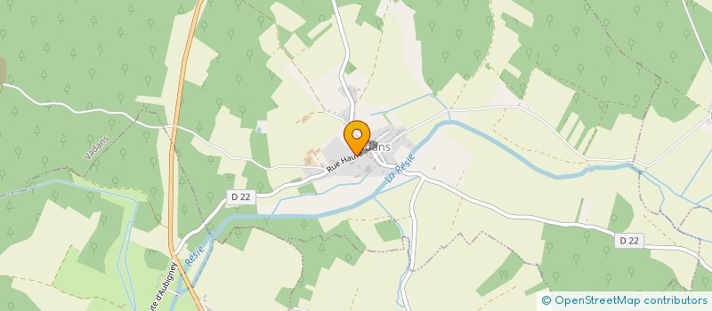 localisation de l'entreprise MONSIEUR AXEL CATY  VADANS