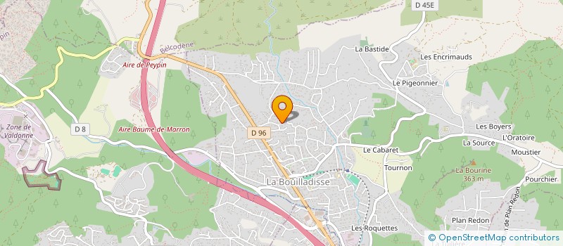 localisation de l'entreprise MONSIEUR AXEL CAVA à LA BOUILLADISSE