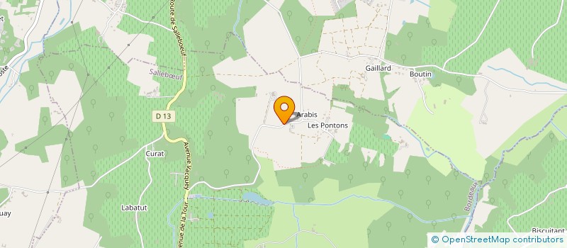 localisation de l'entreprise MONSIEUR AXEL CAZAUX-MALEVILLE  SALLEBUF