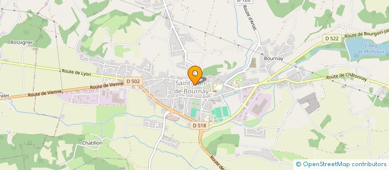 localisation de l'entreprise MONSIEUR AXEL CHAPUIS  SAINT-JEAN-DE-BOURNAY