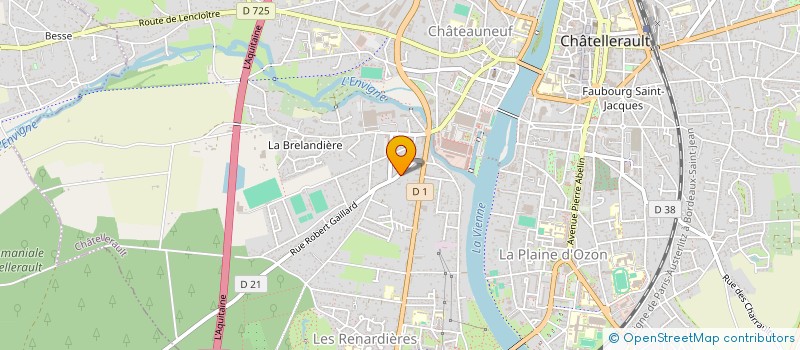 localisation de l'entreprise MONSIEUR AXEL CHETAIL  CHATELLERAULT