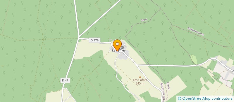 localisation de l'entreprise MONSIEUR AXEL CHICANNE  BUSSY-EN-OTHE