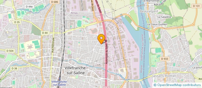 localisation de l'entreprise MONSIEUR AXEL CHRISTOPHE à VILLEFRANCHE-SUR-SAONE
